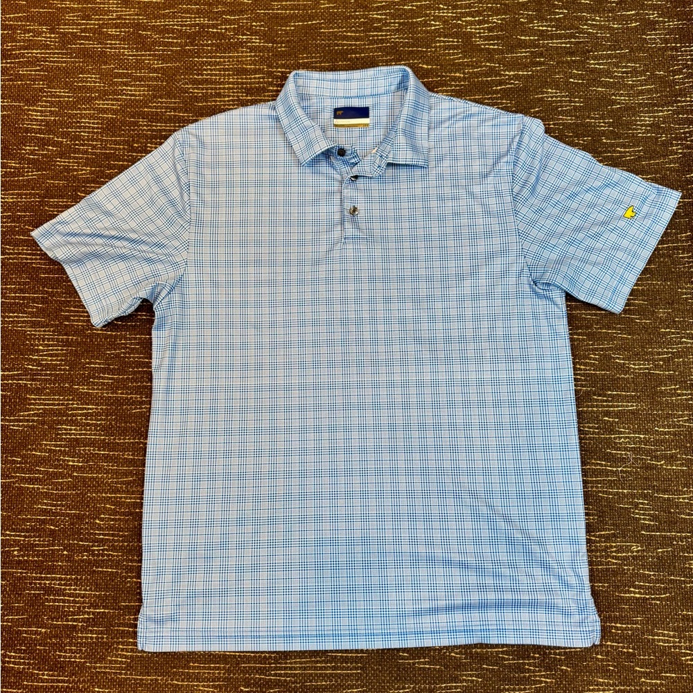Nicklaus Classic Blue Checkered Polo Shirt
